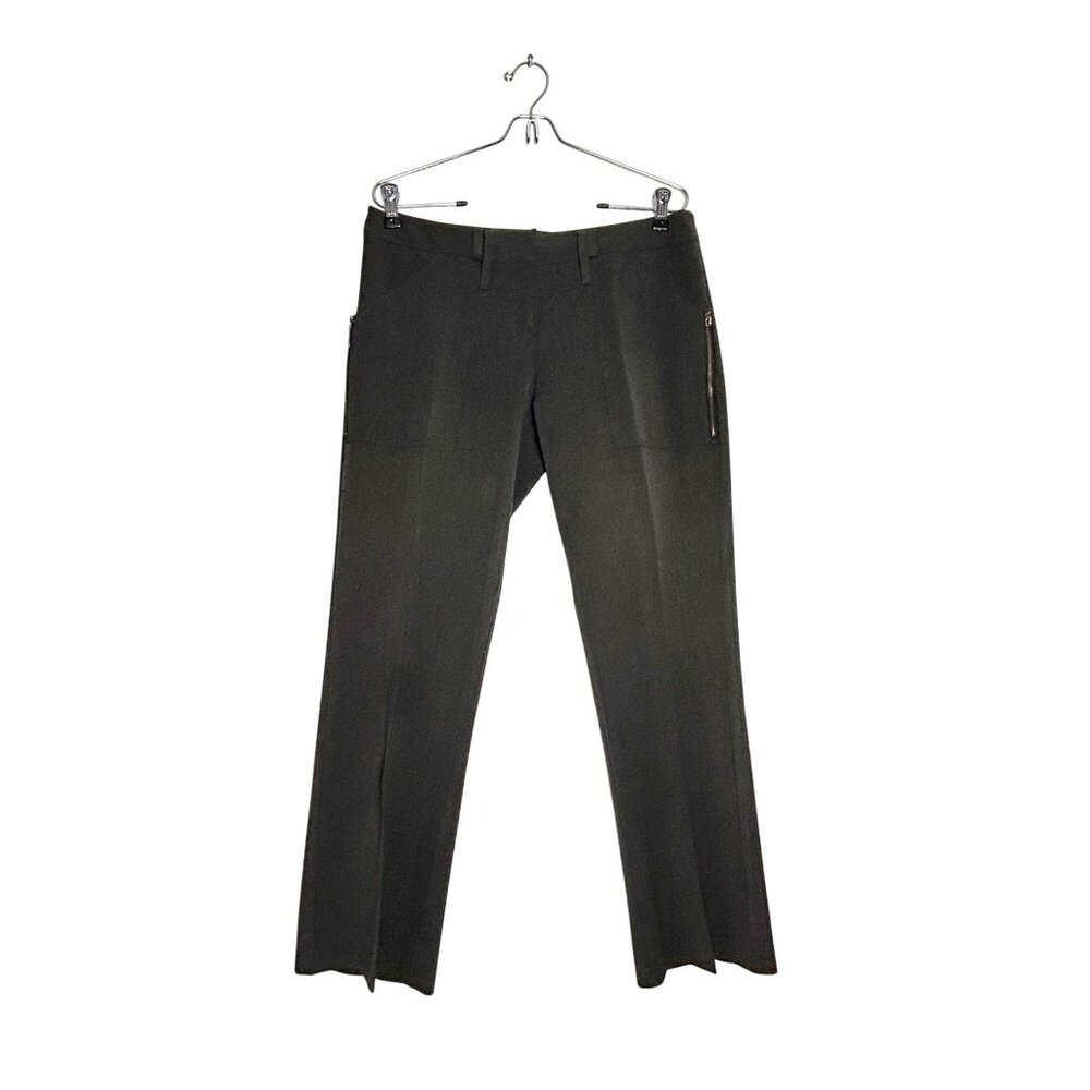 bcbgmaxazria Women's Slacks w/ Zipper Pocket Detail in Dark Gray - Size 6